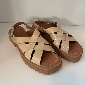 Maeve Anthropologie Fisherman Sandals size 39